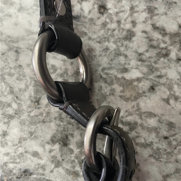 Coach vintage Chelsea black leather pebble single strap shoulder bag - Picture 6 of 12